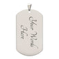 [ALMOST SOLD OUT] TO MY DAD - DOG TAG NECKLACE