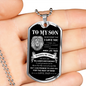 [Almost Sold Out] TO MY SON - DOG TAG NECKLACE