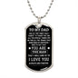 [ALMOST SOLD OUT] TO MY DAD - DOG TAG