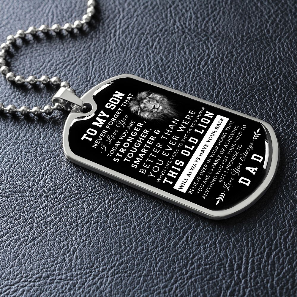 [Almost Sold Out] TO MY SON - DOG TAG NECKLACE