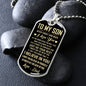 [Almost Sold Out] TO MY SON - DOG TAG NECKLACE