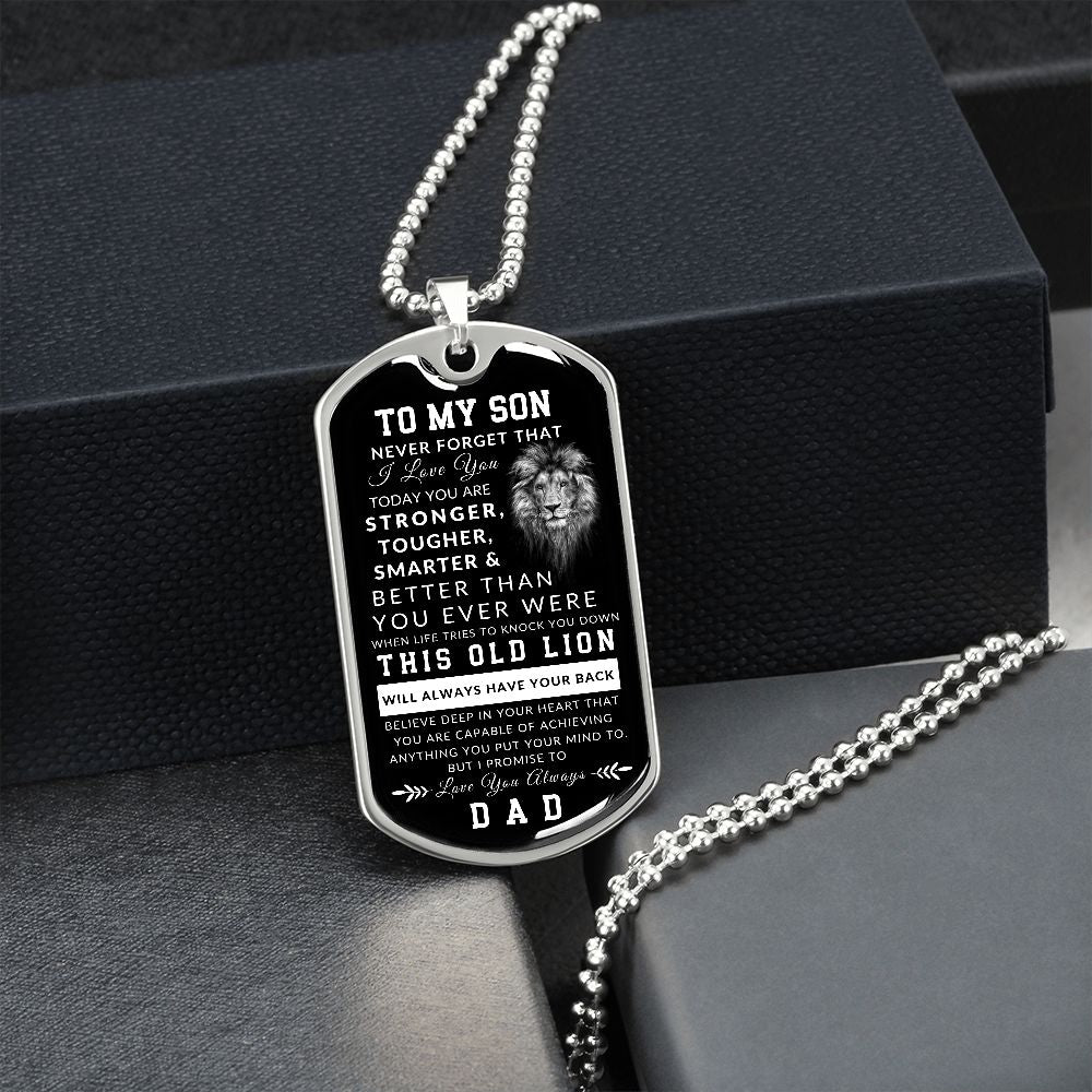[Almost Sold Out] TO MY SON - DOG TAG NECKLACE