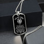 [Almost Sold Out] TO MY SON - DOG TAG NECKLACE