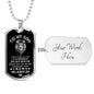 [Almost Sold Out] TO MY SON - DOG TAG NECKLACE