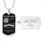 [Almost Sold Out] TO MY SON - DOG TAG NECKLACE