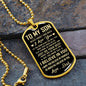 [Almost Sold Out] TO MY SON - DOG TAG NECKLACE
