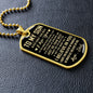 [Almost Sold Out] TO MY SON - DOG TAG NECKLACE