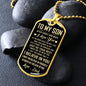 [Almost Sold Out] TO MY SON - DOG TAG NECKLACE