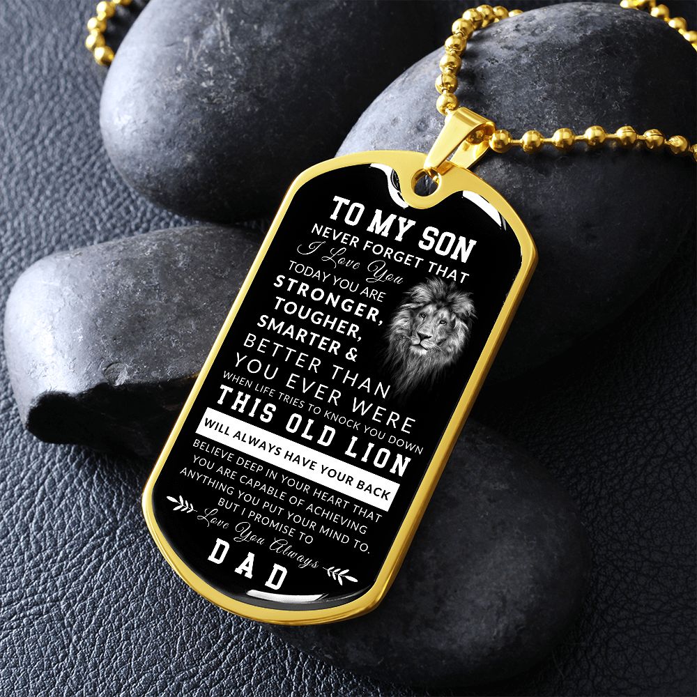 [Almost Sold Out] TO MY SON - DOG TAG NECKLACE