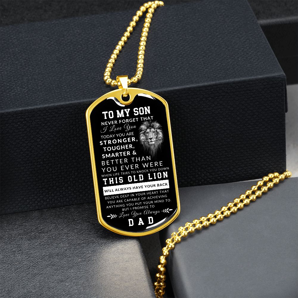 [Almost Sold Out] TO MY SON - DOG TAG NECKLACE