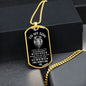 [Almost Sold Out] TO MY SON - DOG TAG NECKLACE