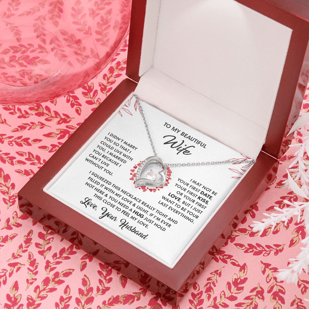 [Almost Sold Out] To My Beautiful Wife - Forever Love Necklace