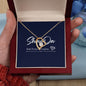 Forever Love Necklace - Silver Gold
