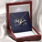 Forever Love Necklace - Silver Gold
