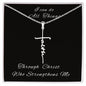 [Almost Sold Out] I CAN DO ALL THINGS THROUGH CHRIST - FAITH NECKLACE
