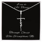[Almost Sold Out] I CAN DO ALL THINGS THROUGH CHRIST - FAITH NECKLACE