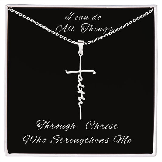 [Almost Sold Out] I CAN DO ALL THINGS THROUGH CHRIST - FAITH NECKLACE