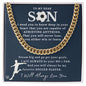 [50% OFF TODAY] TO MY DEAR SON- CUBAN LINK CHAIN NECKLACE
