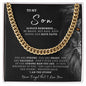 [50% OFF ONLY TODAY] TO MY SON - CUBAN LINK CHAIN NECKLACE