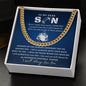 [50% OFF TODAY] TO MY DEAR SON - CUBAN LINK CHAIN NECKLACE