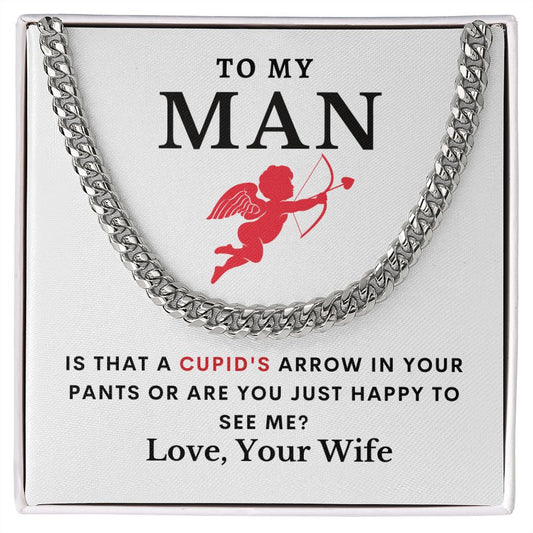 Almost Sold Out - TO MY MAN - CUBAN LINK CHAIN NECKLACE