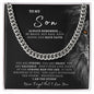 [50% OFF ONLY TODAY] TO MY SON - CUBAN LINK CHAIN NECKLACE