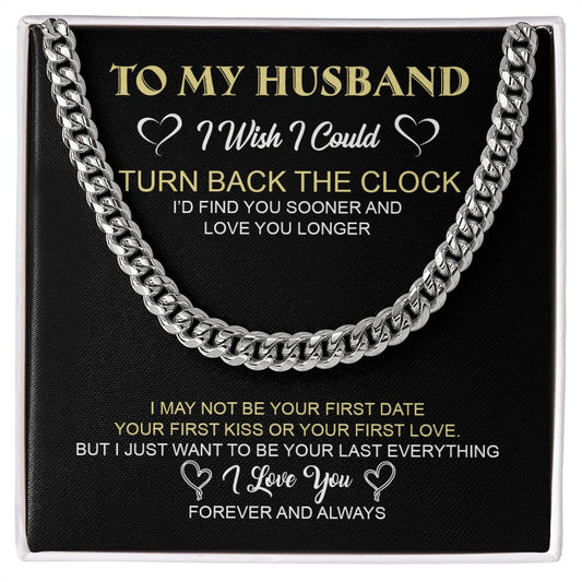 [Almost Sold Out] To My Husband - Cuban Link