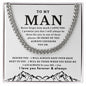 [50% OFF TODAY] TO MY MAN - CUBAN LINK CHAIN NECKLACE