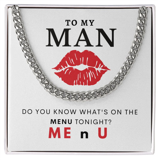 Almost Sold Out - TO MY MAN - CUBAN LINK CHAIN NECKLACE