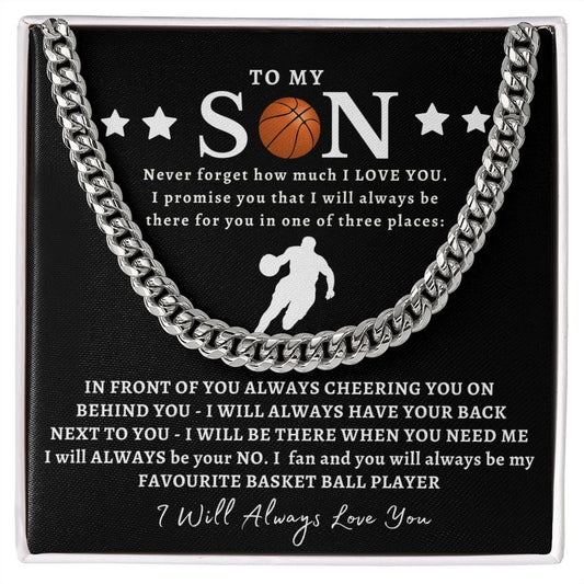 Almost Sold Out - TO MY SON - CUBAN LINK CHAIN NECKLACE