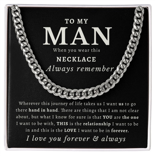 [50% OFF TODAY] TO MY MAN - CUBAN LINK CHAIN NECKLACE