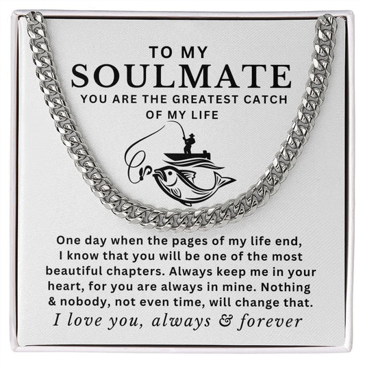 Almost Sold Out - TO MY SOULMATE - CUBAN LINK CHAIN NECKLACE