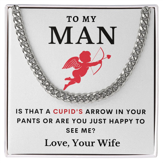 Almost Sold Out - TO MY MAN - CUBAN LINK CHAIN NECKLACE