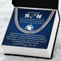 [50% OFF TODAY] TO MY DEAR SON - CUBAN LINK CHAIN NECKLACE