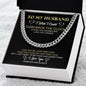 [Almost Sold Out] To My Husband - Cuban Link