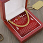 [50% OFF TODAY] TO MY DEAR SON- CUBAN LINK CHAIN NECKLACE