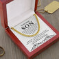 [50% OFF TODAY] TO MY SON - CUBAN LINK CHAIN NECKLACE