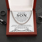 [50% OFF TODAY] TO MY SON - CUBAN LINK CHAIN NECKLACE