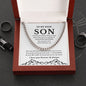 [50% OFF TODAY] TO MY DEAR SON - CUBAN LINK CHAIN NECKLACE