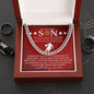 [50% OFF TODAY] TO MY DEAR SON - CUBAN LINK CHAIN NECKLACE