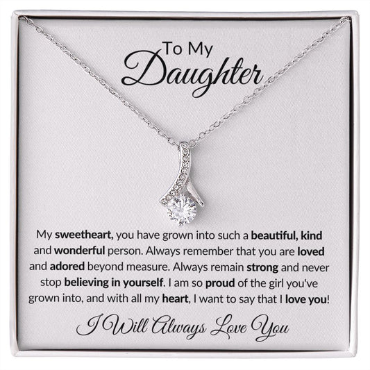 Almost Sold Out - TO MY DAUGHTER - ALLURING BEAUTY NECKLACE