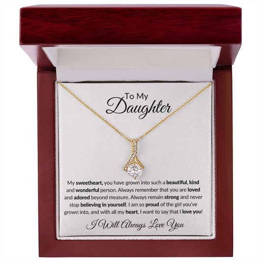 TO MY DAUGHTER - ALLURING BEAUTY NECKLACE
