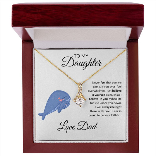 To My Daughter - Alluring Beauty Necklace