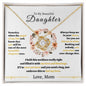 [Almost Sold Out] TO MY BEAUTIFUL DAUGHTER - LOVE KNOT NECKLACE