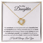 [Almost Sold Out] TO MY DAUGHTER - LOVE KNOT NECKLACE
