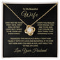 [Almost Sold Out] TO MY BEAUTIFUL WIFE - LOVE KNOT NECKLACE
