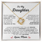 [ALMOST SOLD OUT] TO MY DAUGHTER - LOVE KNOT NECKLACE