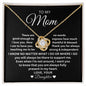 Almost Sold Out -TO MY MOM - LOVE KNOT NECKLACE