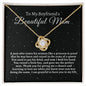 [50% OFF TODAY] TO MY BOYFRIEND'S MOM - LOVE KNOT NECKLACE