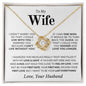 [Almost Sold Out] TO MY WIFE - LOVE KNOT NECKLACE